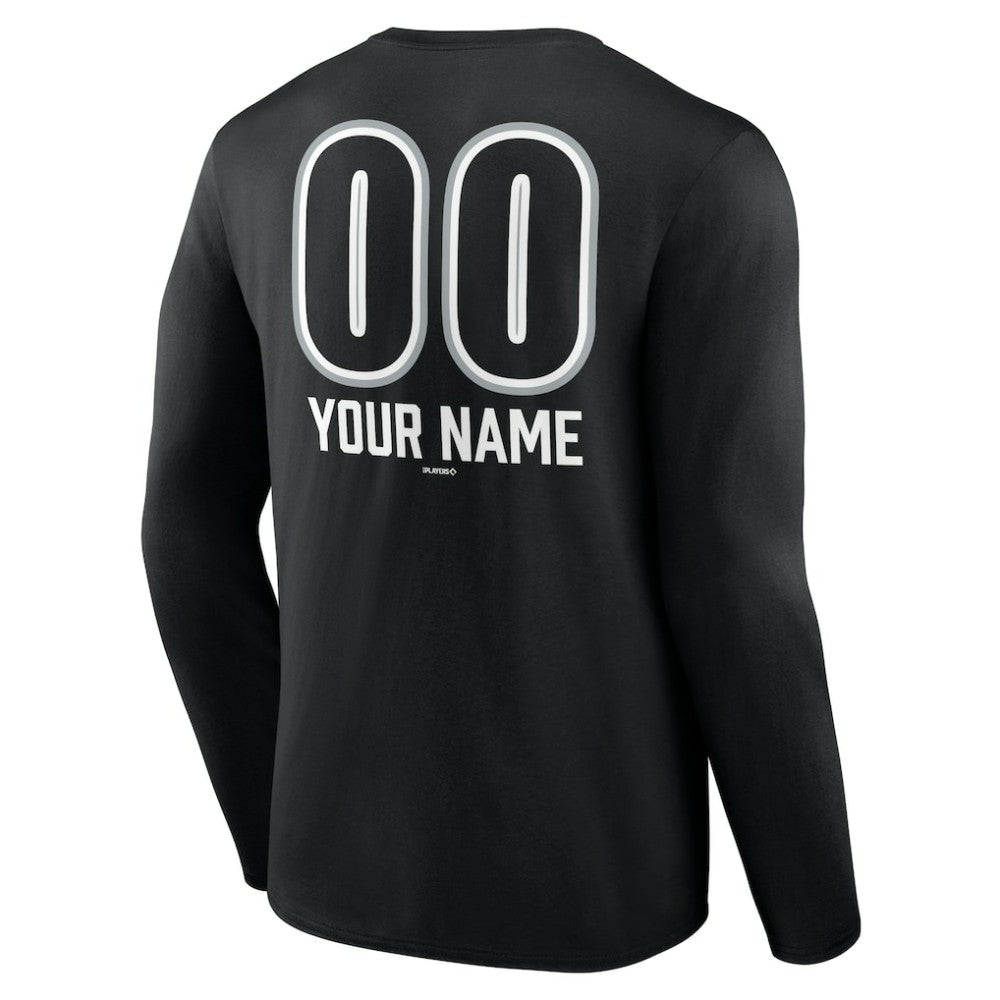 MLB Chicago White Sox Personalized Name & Number Fastball Long Sleeve T-Shirt