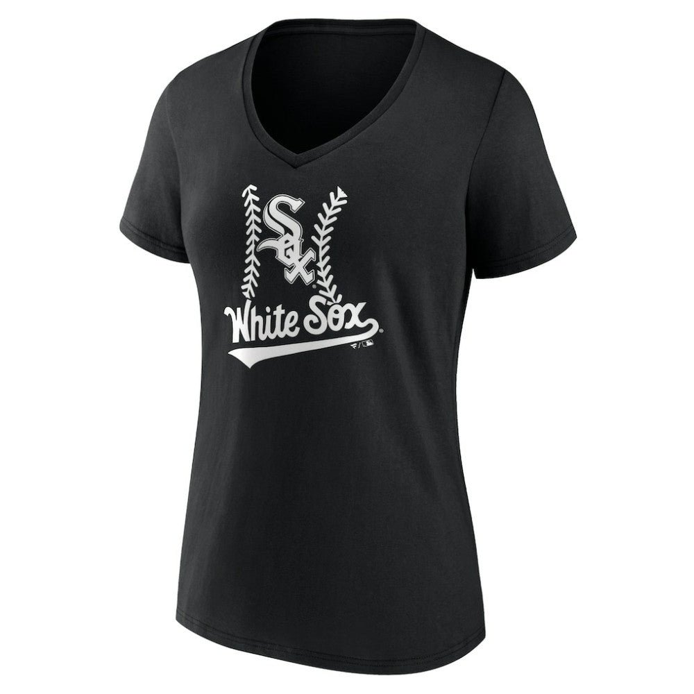 MLB Chicago White Sox Women's Personalized Name & Number Fastball V-Neck T-Shirt