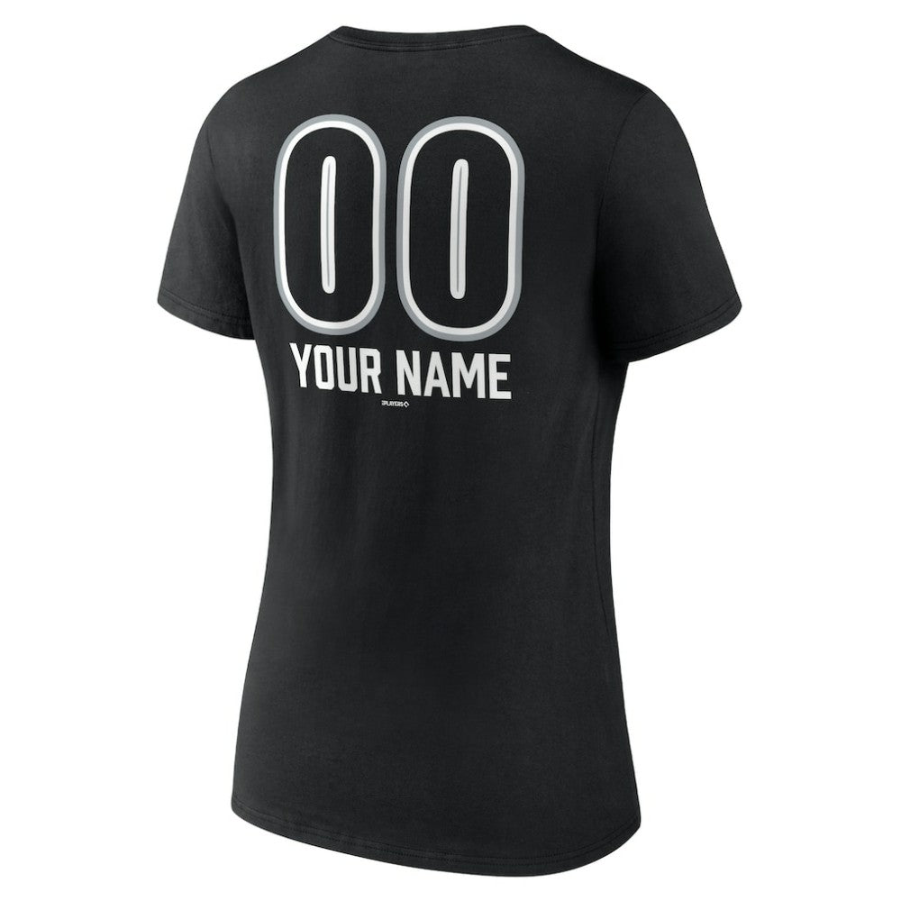 MLB Chicago White Sox Women's Personalized Name & Number Fastball V-Neck T-Shirt