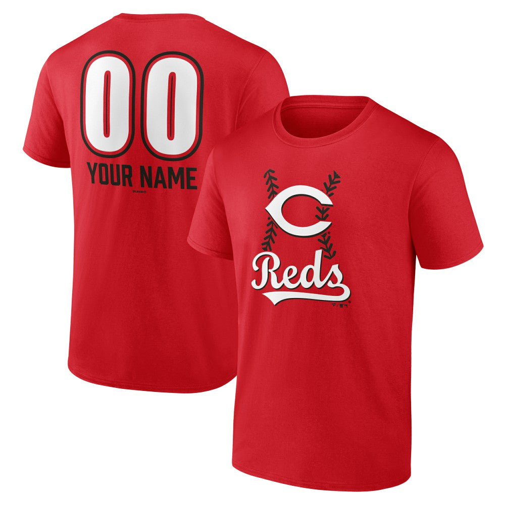 MLB Cincinnati Reds Personalized Name & Number Fastball T-Shirt