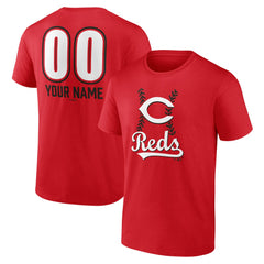 MLB Cincinnati Reds Personalized Name & Number Fastball T-Shirt