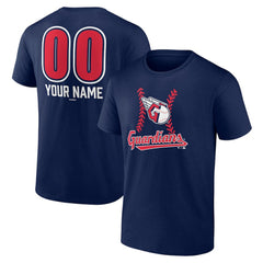 MLB Cleveland Guardians Personalized Name & Number Fastball T-Shirt