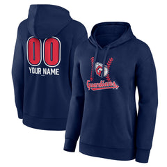 MLB Cleveland Guardians Women's Personalized Name & Number Fastball Pullover Hoodie
