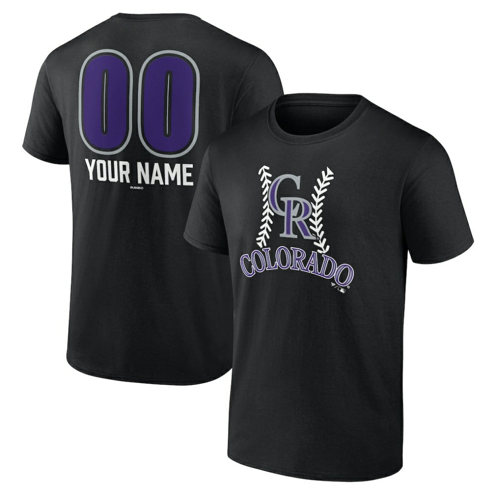 MLB Colorado Rockies Personalized Name & Number Fastball T-Shirt