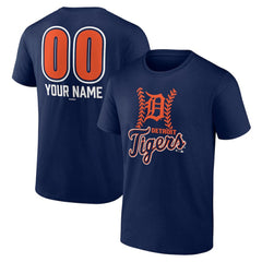 MLB Detroit Tigers Personalized Name & Number Fastball T-Shirt