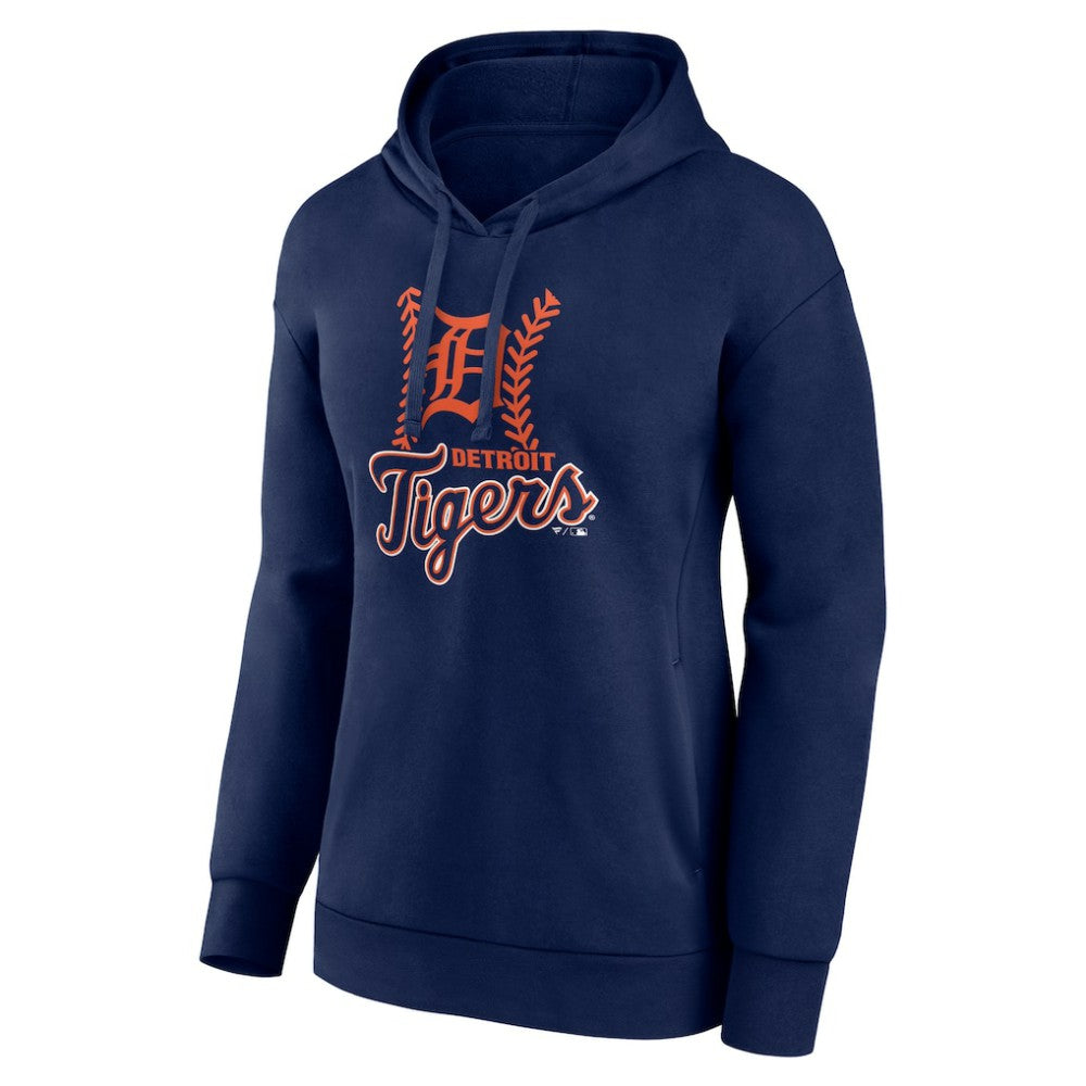 MLB Detroit Tigers Women's Personalized Name & Number Fastball Pullover Hoodie