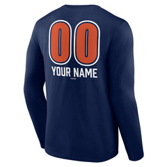 MLB Houston Astros Personalized Name & Number Fastball Long Sleeve T-Shirt