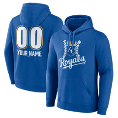 MLB Kansas City Royals Personalized Name & Number Fastball Pullover Hoodie