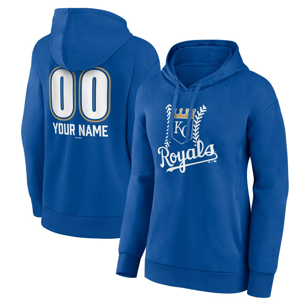 MLB Kansas City Royals Women's Personalized Name & Number Fastball Pullover Hoodie