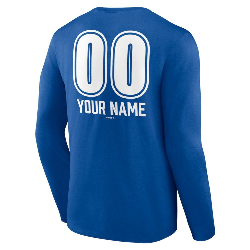 MLB Los Angeles Dodgers Personalized Name & Number Fastball Long Sleeve T-Shirt