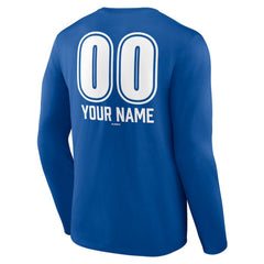 MLB Los Angeles Dodgers Personalized Name & Number Fastball Long Sleeve T-Shirt