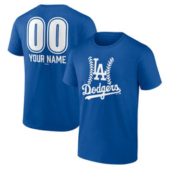 MLB Los Angeles Dodgers Personalized Name & Number Fastball T-Shirt