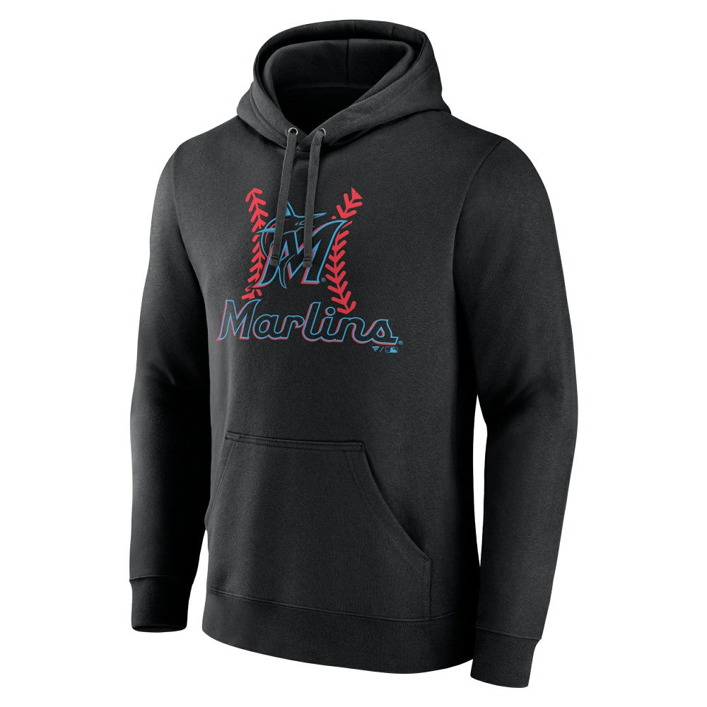 MLB Miami Marlins Personalized Name & Number Fastball Pullover Hoodie