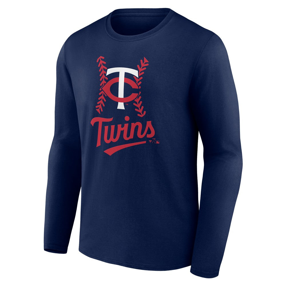 MLB Minnesota Twins Personalized Name & Number Fastball Long Sleeve T-Shirt