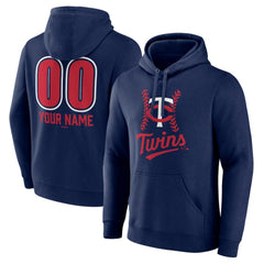 MLB Minnesota Twins Personalized Name & Number Fastball Pullover Hoodie