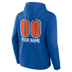 MLB New York Mets Personalized Name & Number Fastball Pullover Hoodie