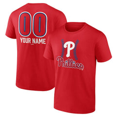 MLB Philadelphia Phillies Personalized Name & Number Fastball T-Shirt