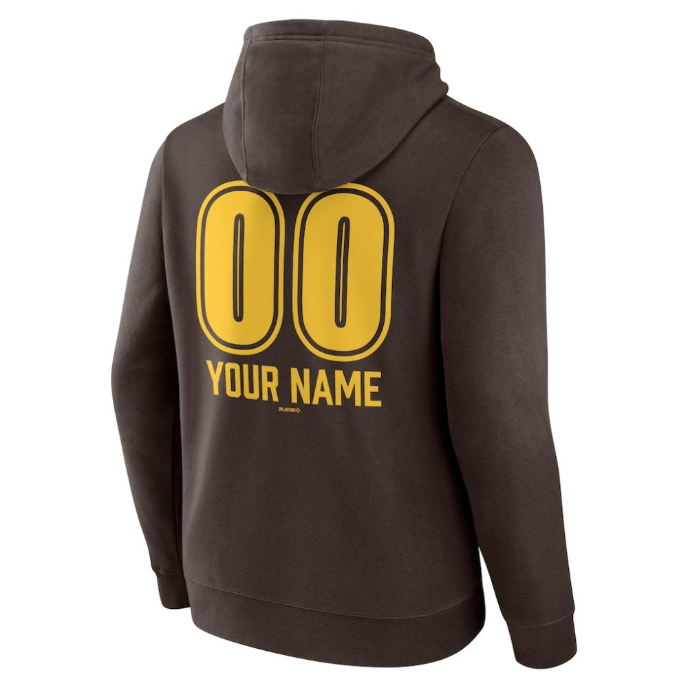 MLB San Diego Padres Personalized Name & Number Fastball Pullover Hoodie