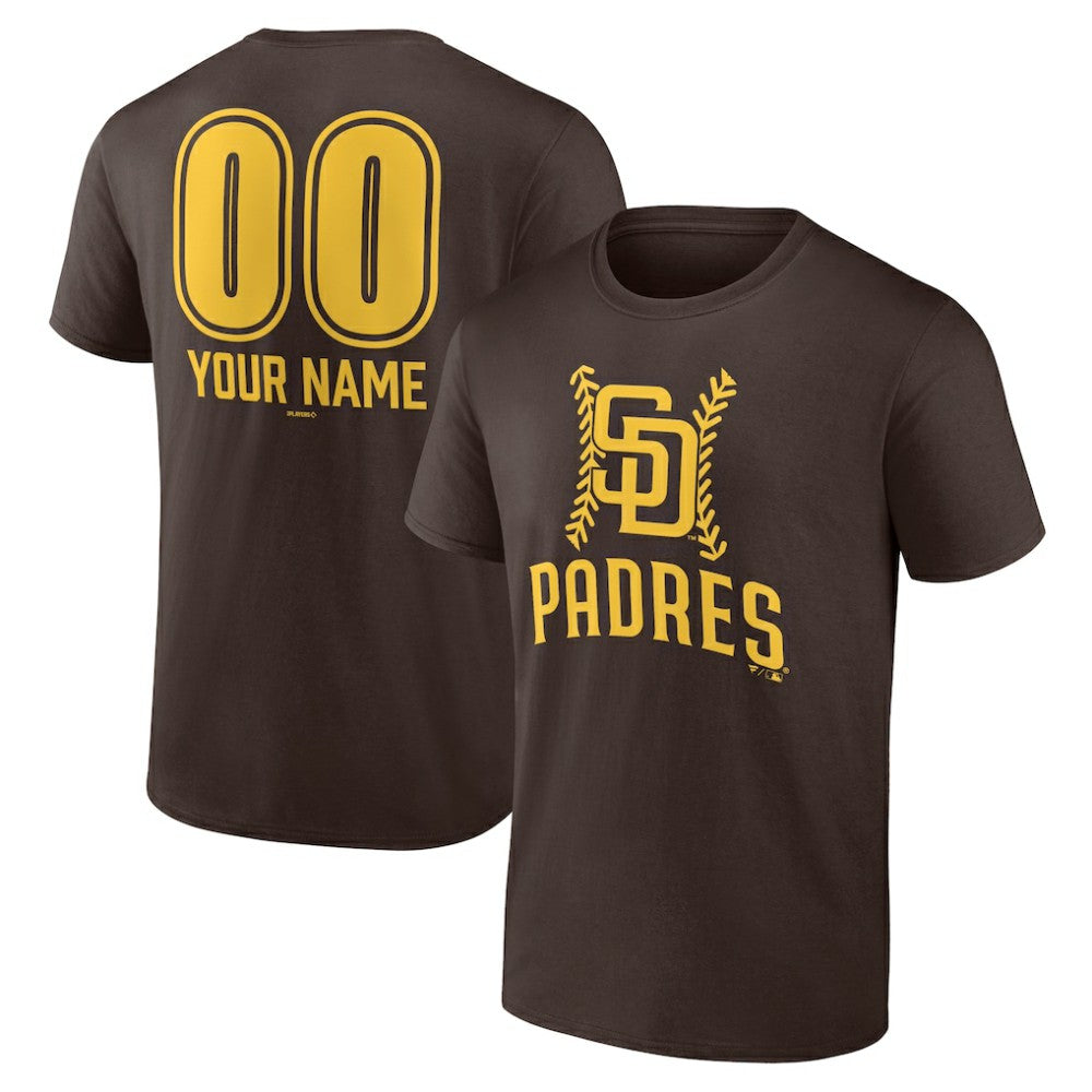 MLB San Diego Padres Personalized Name & Number Fastball T-Shirt