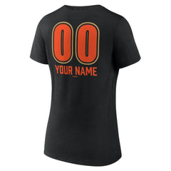 MLB San Francisco Giants Women's Personalized Name & Number Fastball V-Neck T-Shirt