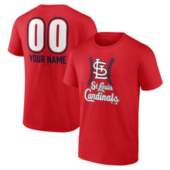 MLB St. Louis Cardinals Personalized Name & Number Fastball T-Shirt