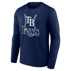 MLB Tampa Bay Rays Personalized Name & Number Fastball Long Sleeve T-Shirt