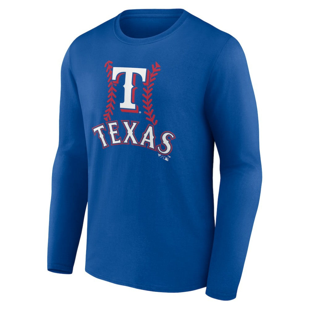 MLB Texas Rangers Personalized Name & Number Fastball Long Sleeve T-Shirt