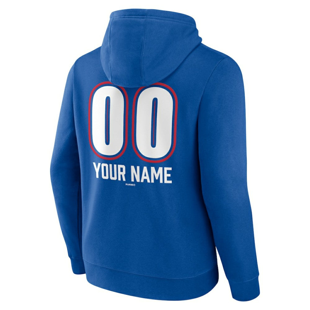 MLB Texas Rangers Personalized Name & Number Fastball Pullover Hoodie