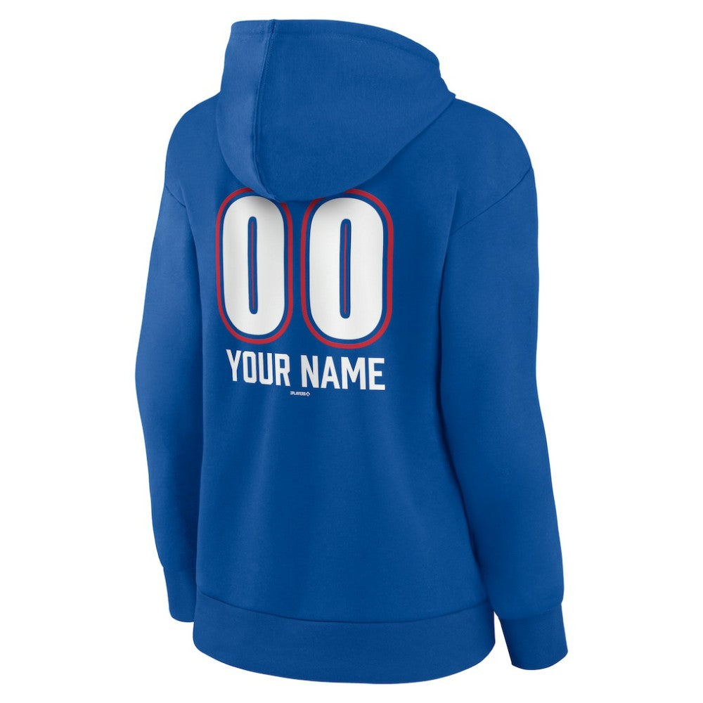 MLB Texas Rangers Women's Personalized Name & Number Fastball Pullover Hoodie