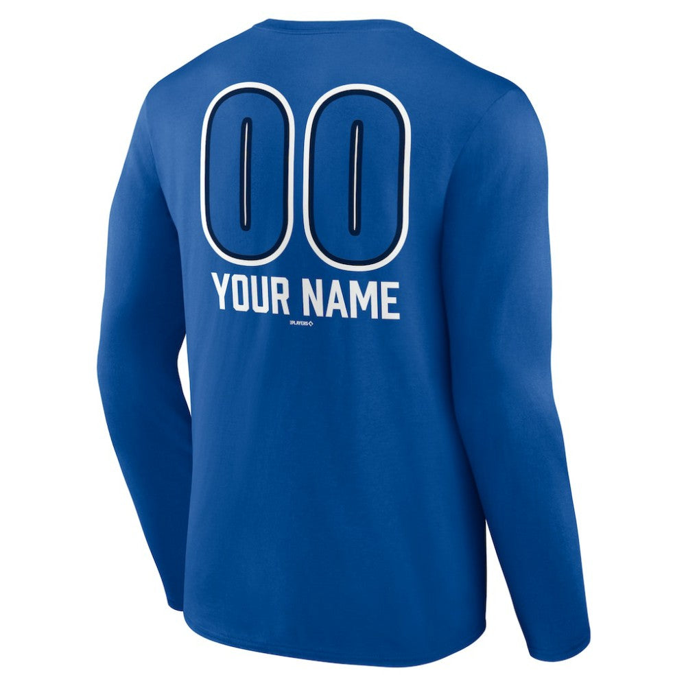 MLB Toronto Blue Jays Personalized Name & Number Fastball Long Sleeve T-Shirt