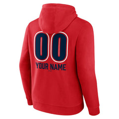 MLB Atlanta Braves Personalized Name & Number Fastball Pullover Hoodie