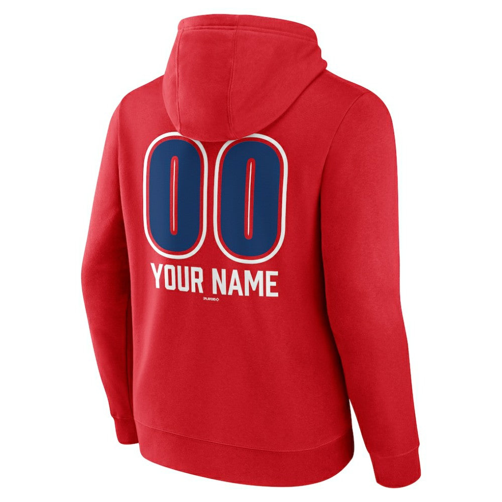 MLB Chicago Cubs Personalized Name & Number Fastball Pullover Hoodie