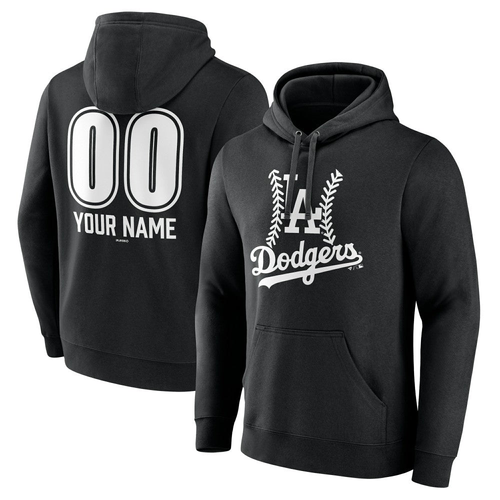 MLB Los Angeles Dodgers Personalized Name & Number Fastball Pullover Hoodie