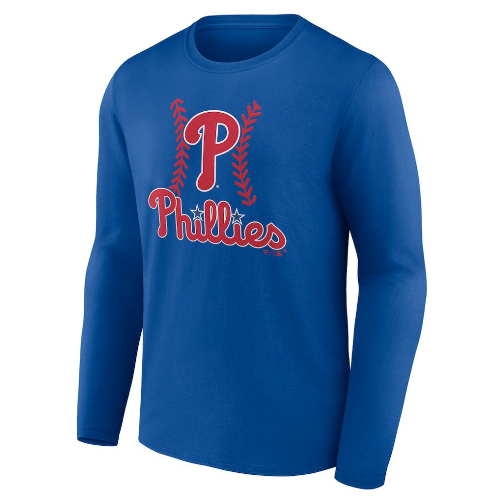 MLB Philadelphia Phillies Personalized Name & Number Fastball Long Sleeve T-Shirt