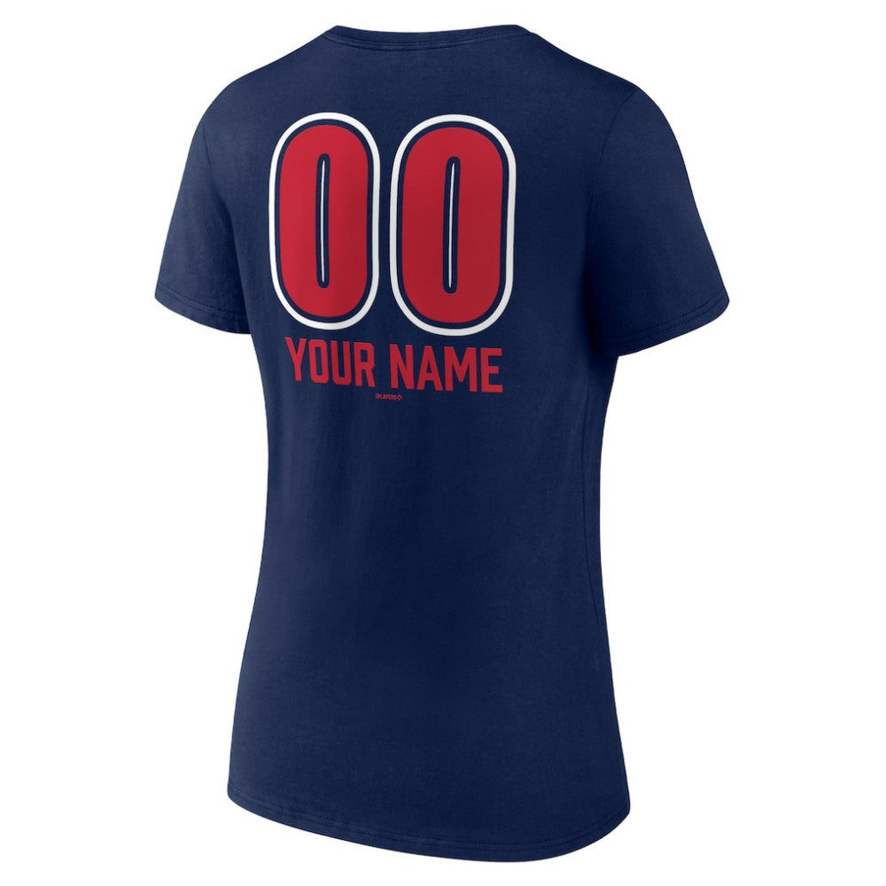 MLB St. Louis Cardinals Women's Personalized Name & Number Fastball V-Neck T-Shirt