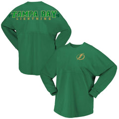 NHL Kelly Green Tampa Bay Lightning Fanatics Women's St. Patrick's Day Spirit Jersey T-Shirt