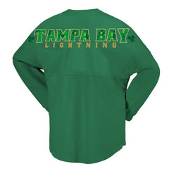 NHL Kelly Green Tampa Bay Lightning Fanatics Women's St. Patrick's Day Spirit Jersey T-Shirt