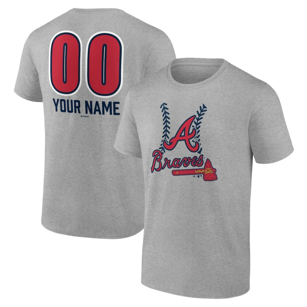 MLB Atlanta Braves Personalized Name & Number Fastball T-Shirt