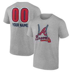 MLB Atlanta Braves Personalized Name & Number Fastball T-Shirt