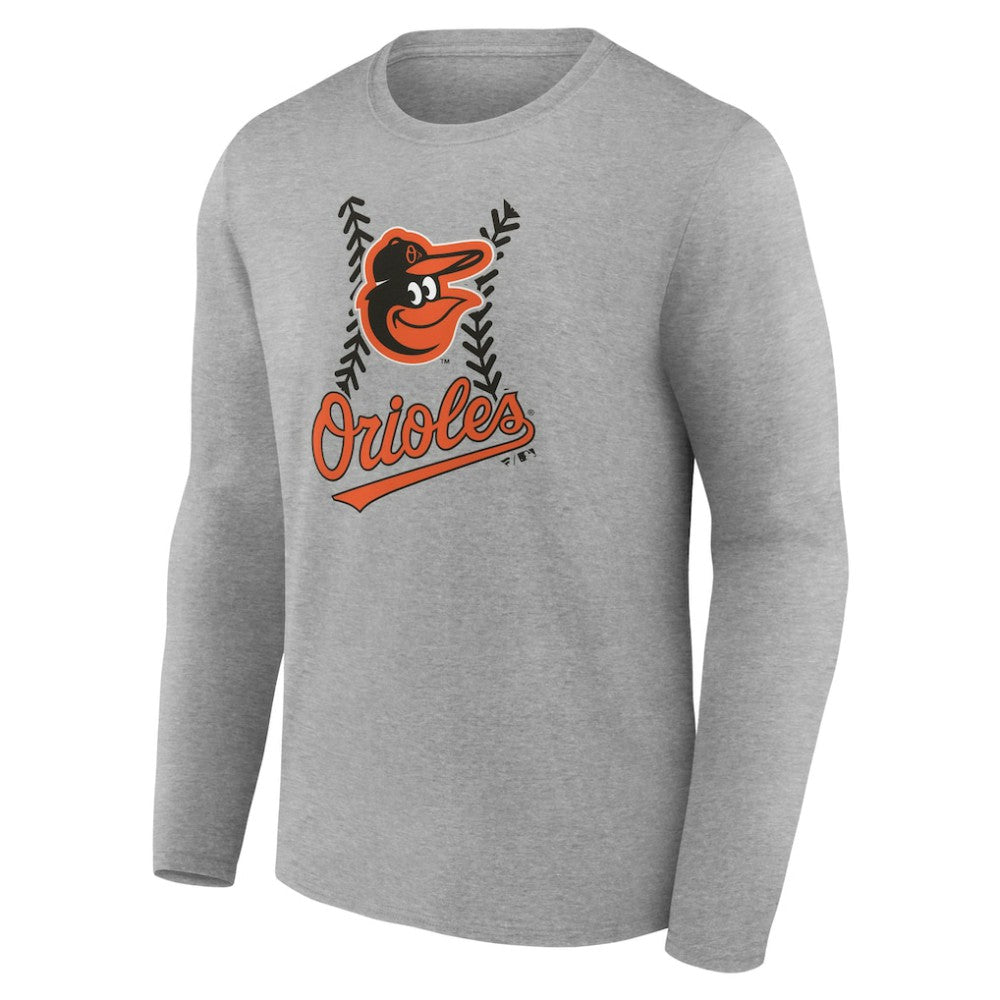 MLB Baltimore Orioles Personalized Name & Number Fastball Long Sleeve T-Shirt