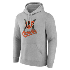 MLB Baltimore Orioles Personalized Name & Number Fastball Pullover Hoodie