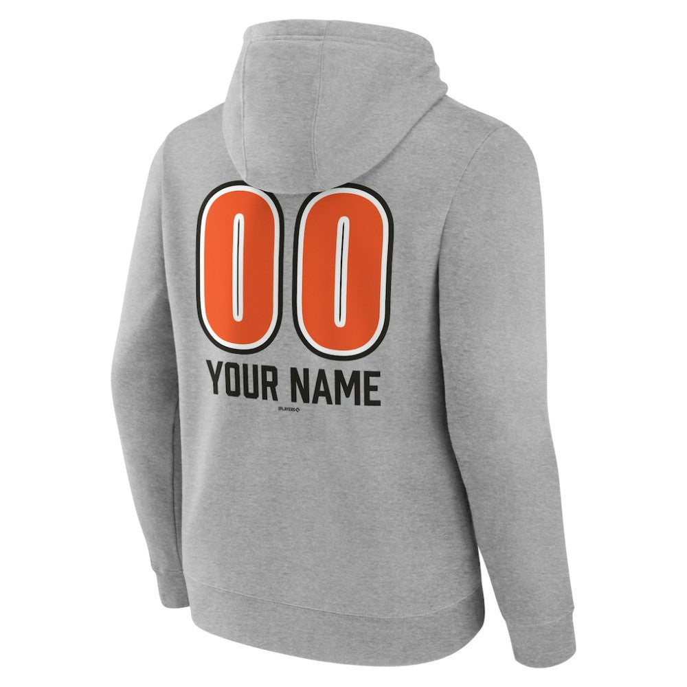MLB Baltimore Orioles Personalized Name & Number Fastball Pullover Hoodie