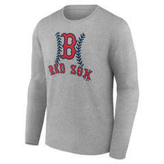 MLB Boston Red Sox Personalized Name & Number Fastball Long Sleeve T-Shirt