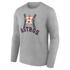 MLB Houston Astros Personalized Name & Number Fastball Long Sleeve T-Shirt