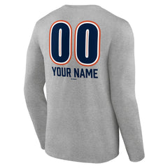MLB Houston Astros Personalized Name & Number Fastball Long Sleeve T-Shirt