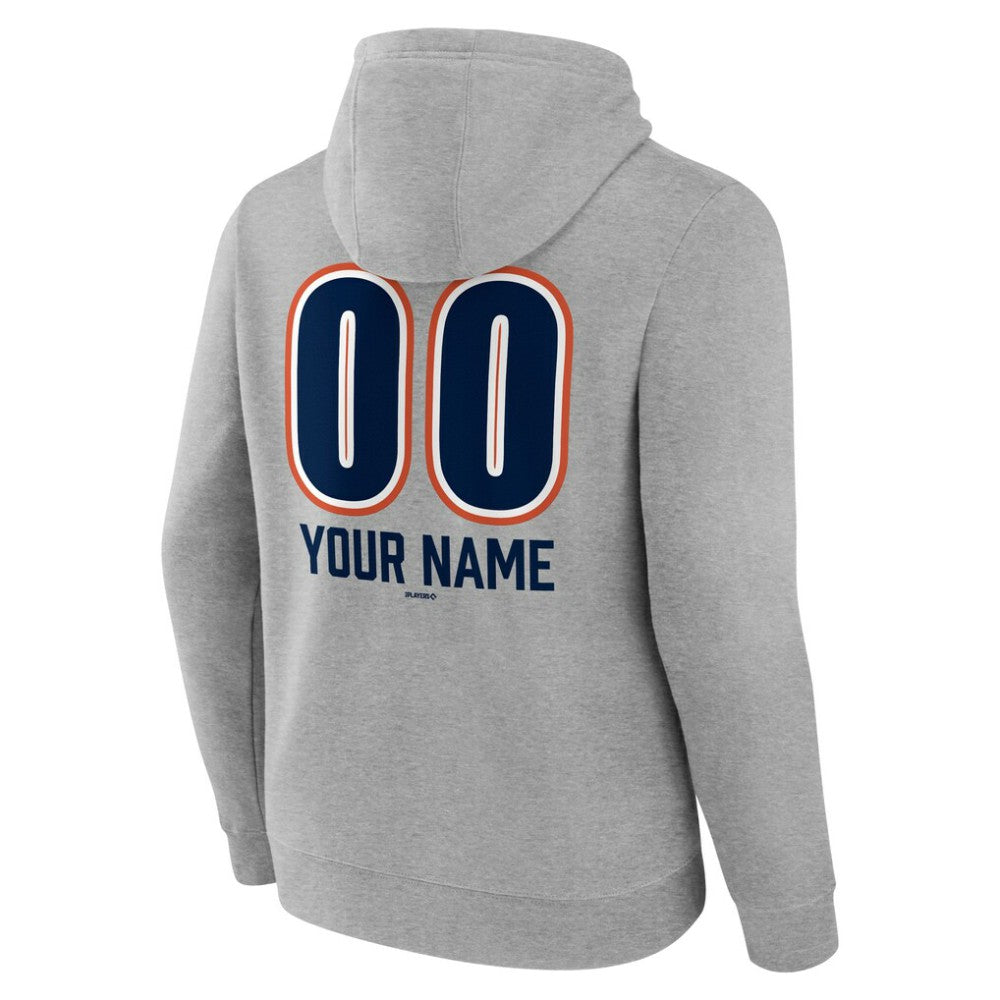 MLB Houston Astros Personalized Name & Number Fastball Pullover Hoodie