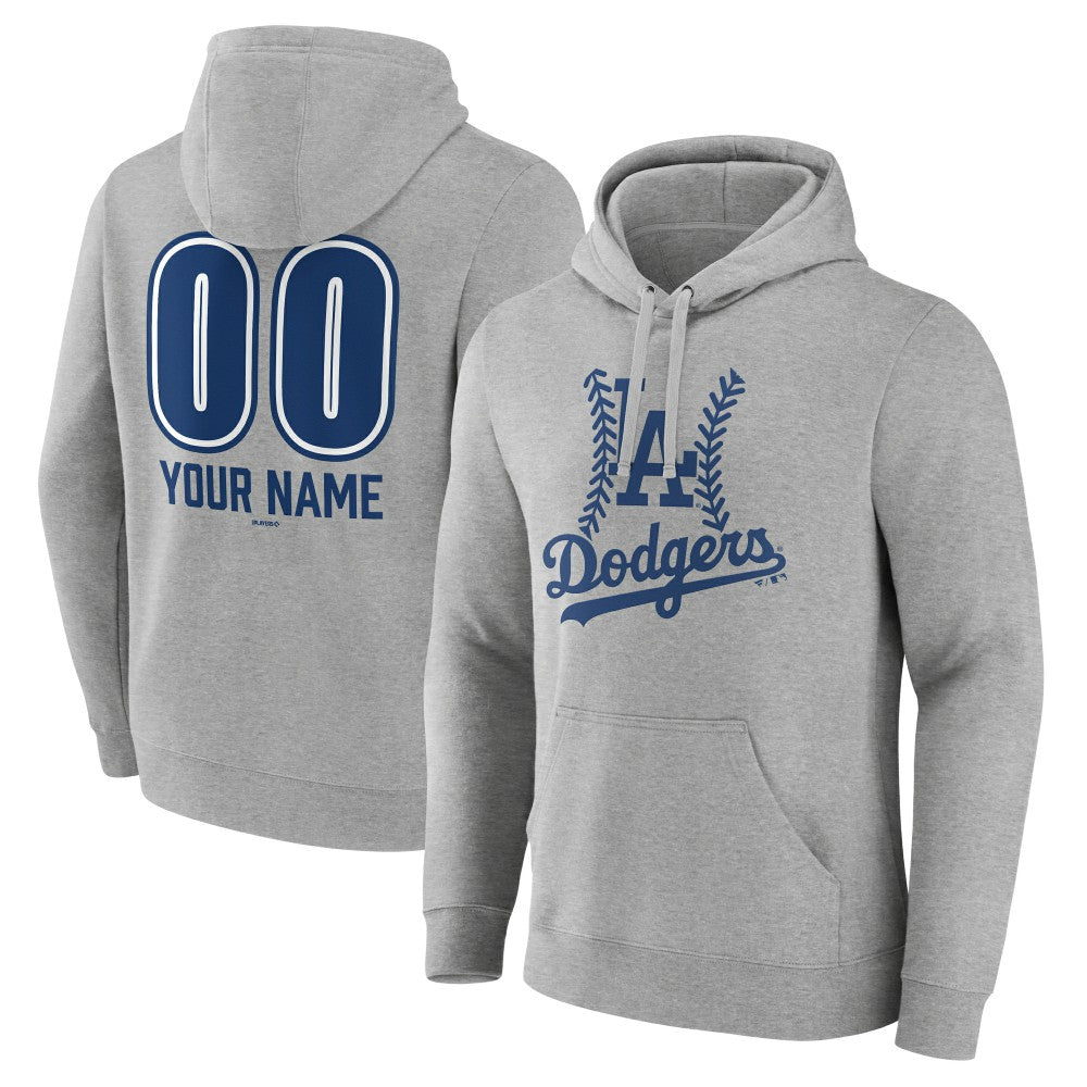 MLB Los Angeles Dodgers Personalized Name & Number Fastball Pullover Hoodie