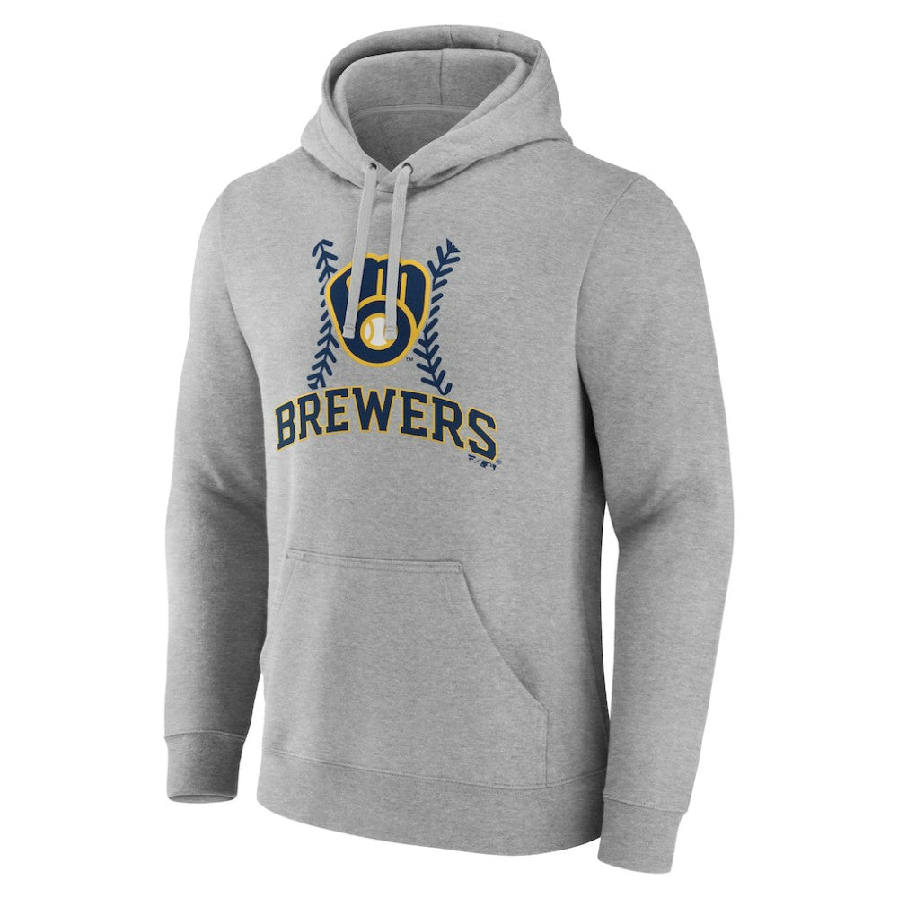 MLB Milwaukee Brewers Personalized Name & Number Fastball Pullover Hoodie