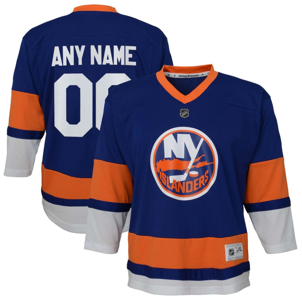 NHL Royal New York Islanders Youth Home Replica Custom Jersey
