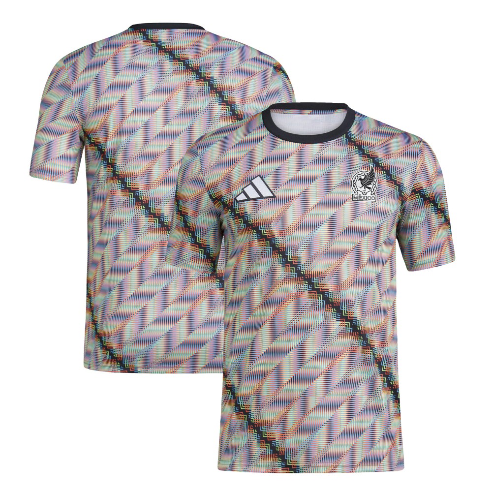 Mexico National Team 2024 Hispanic Heritage Pre-Match Top - Adidas Black